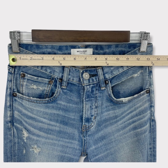 Moussy Vintage MV Distressed Glendale Skinny Jeans - Picture 5 of 8